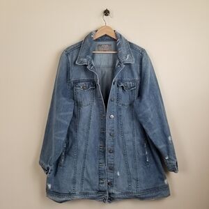 Torrid Denim Jacket Size 3X